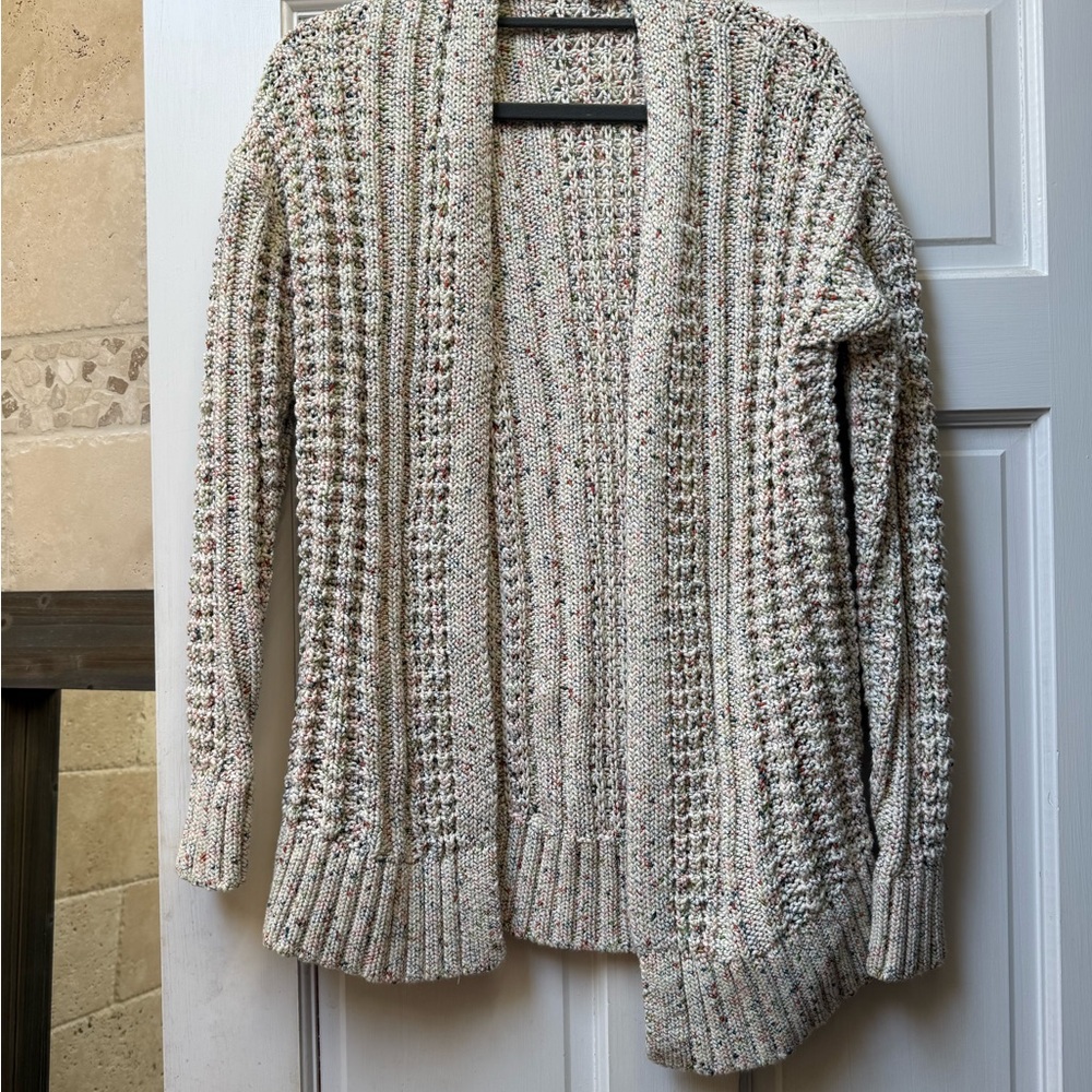 GAP Multicolor Knit Cardigan
